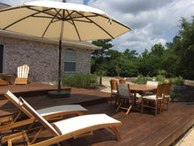 Sun Garden 13 Ft. Easy Sun Cantilever Umbrella and Parasol, the Original from Germany, Natural Canopy with Bronze Frame - La Place USA Furniture Outlet