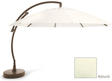 Sun Garden 13 Ft. Easy Sun Cantilever Umbrella and Parasol, the Original from Germany, Natural Canopy with Bronze Frame - La Place USA Furniture Outlet