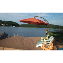Sun Garden 13 Ft. Easy Sun Cantilever Umbrella and Parasol, the Original from Germany, Natural Canopy with Bronze Frame - La Place USA Furniture Outlet