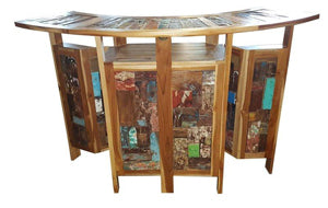 Upgrade your indoor or outdoor space with Recycled Teak Boat Furniture!