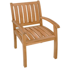 Teak Wood Abaco Dining Chair with Arms