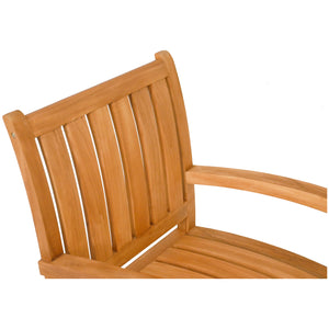 Teak Wood Abaco Dining Chair with Arms