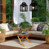 Marina Del Rey Recycled Teak Wood Boat Folding Side Table - La Place USA Furniture Outlet