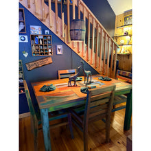 Marina del Rey Dining Table Made From Recycled Teak Wood Boats, 55 X 35 Inches