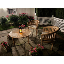 Teak Wood Peanut Chair