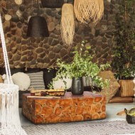 Teak Wood Akar Coffee Table - La Place USA Furniture Outlet