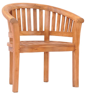 Teak Wood Peanut Chair - La Place USA Furniture Outlet