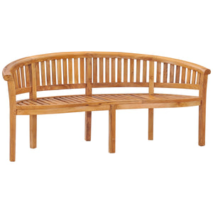 Teak Wood Peanut Triple Bench – La Place USA Furniture Outlet