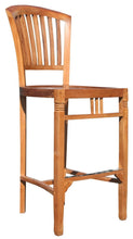 Teak Wood Orleans Barstool w/o Arms - La Place USA Furniture Outlet