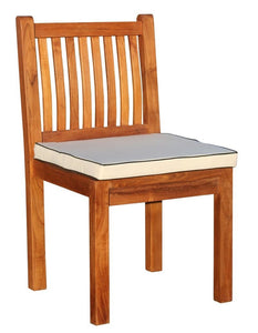 9 Piece Rectangular Teak Wood Elzas Table/Chair Set With Cushions - La Place USA Furniture Outlet