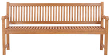 Teak Wood Elzas Triple Bench - La Place USA Furniture Outlet