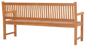Teak Wood Elzas Triple Bench - La Place USA Furniture Outlet