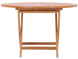 Teak Wood Java Folding Table, 47 inch - La Place USA Furniture Outlet