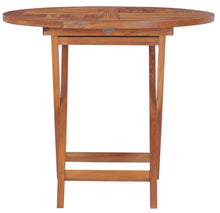 Teak Wood California Folding Table, 36 inch - La Place USA Furniture Outlet