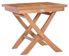 Teak Wood Titanic Folding Side Table - La Place USA Furniture Outlet