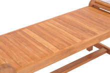 Teak Wood Lutyens Backless Bench - La Place USA Furniture Outlet