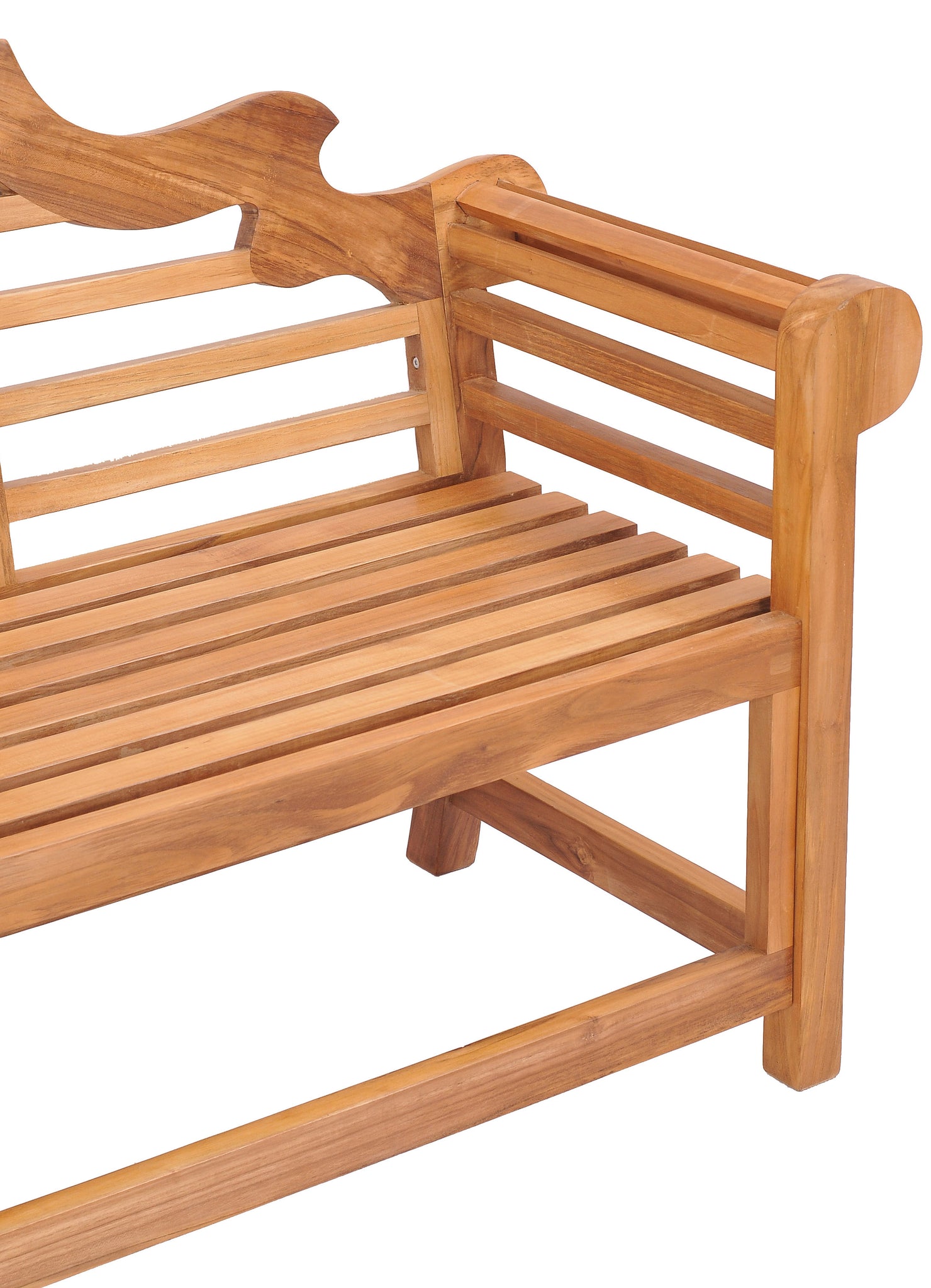 Teak Wood Lutyens Triple Bench – La Place USA Furniture Outlet