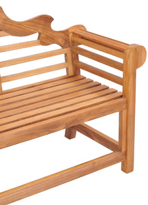 Teak Wood Lutyens Triple Bench - La Place USA Furniture Outlet