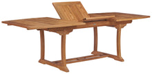 Teak Wood West Palm Semi Oval Extension Table - La Place USA Furniture Outlet