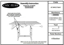 Teak Wood Elzas Rectangular Extension Bar Table - La Place USA Furniture Outlet