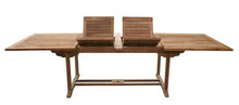 11 Piece Rectangular Teak Wood Elzas Table/Chair Set With Cushions - La Place USA Furniture Outlet