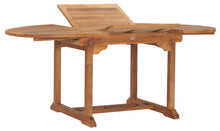 Teak Wood Orleans Round to Oval Extension Table - La Place USA Furniture Outlet