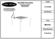Teak Wood Havana Outdoor Bar Table, 27 Inch - La Place USA Furniture Outlet