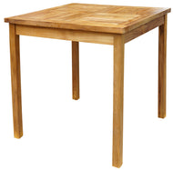 Teak Wood Havana Outdoor Bar Table, 27 Inch - La Place USA Furniture Outlet
