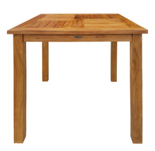 Teak Wood Seville Outdoor Patio Counter Height Bistro Table - 27 inch - La Place USA Furniture Outlet