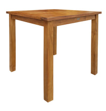 Teak Wood Seville Outdoor Patio Counter Height Bistro Table - 35 inch - La Place USA Furniture Outlet