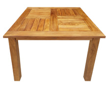 Teak Wood Seville Outdoor Patio Counter Height Bistro Table - 35 inch - La Place USA Furniture Outlet