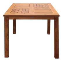 Teak Wood Florence Outdoor Patio Bistro Table, 27 Inch - La Place USA Furniture Outlet