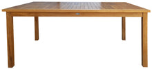 Teak Wood Bermuda Rectangular Patio Bistro Table, Dining Height (55", 63" and 71" sizes) - La Place USA Furniture Outlet