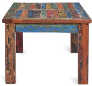 Rectangular Coffee Table made from Recycled Teak Wood Boats - La Place USA Furniture Outlet