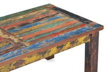 Rectangular Coffee Table made from Recycled Teak Wood Boats - La Place USA Furniture Outlet