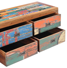 Dresser / Buffet with 6 Drawers made from Recycled Teak Wood Boats - La Place USA Furniture Outlet