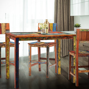 Marina Del Rey Rectangular Table, Bar Height, 55 x 35 inches