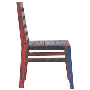 Marina Del Rey Dining Chair made from Recycled Teak Wood Boats