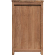 Recycled Teak Wood Valencia Large Bathroom Linen Cabinet with 4 Doors
