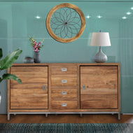 Recycled Teak Wood Stella Sideboard - La Place USA Furniture Outlet