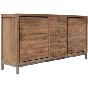 Recycled Teak Wood Stella Sideboard - La Place USA Furniture Outlet