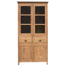 Recycled Teak Wood Sumatra Bathroom Linen Cupboard with 4 Doors and 2 Drawers