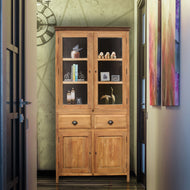Recycled Teak Wood Bali Cupboard Small - La Place USA Furniture Outlet
