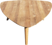 Recycled Teak Wood Retro Coffee Table - La Place USA Furniture Outlet