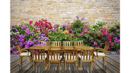 11 Piece Oval Teak Wood Boston Table/Chair Set With Cushions - La Place USA Furniture Outlet