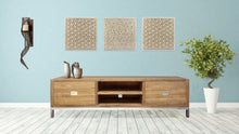 Recycled Teak Wood Stella Media Center with 2 Drawers - La Place USA Furniture Outlet