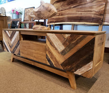 Recycled Teak Wood Brux Art Deco Dresser / Media Center, 63 Inch - La Place USA Furniture Outlet