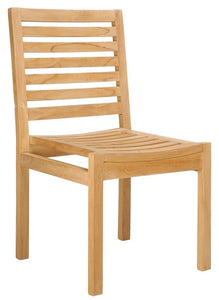 Teak Wood Kasandra Side Chair - La Place USA Furniture Outlet