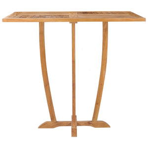 Teak Wood Miami Square Bar Table, 35 inch