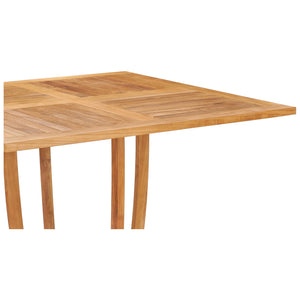 Teak Wood Amsterdam Square Dining Table, 47 inch